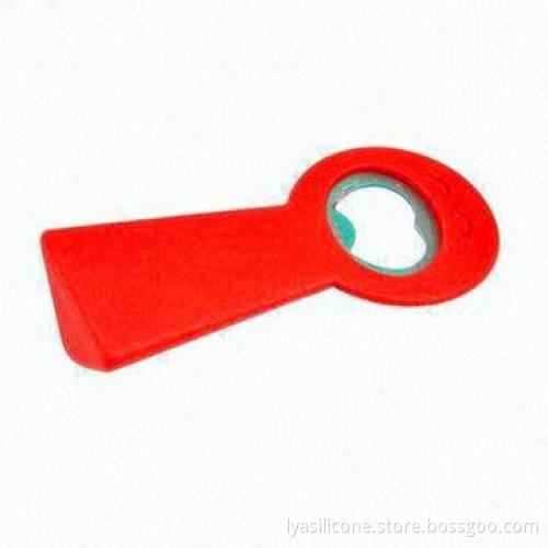 Cartoon Design New Silicone Bottle Opener with Steel, Ideal for Kids and Promotional Advertising
